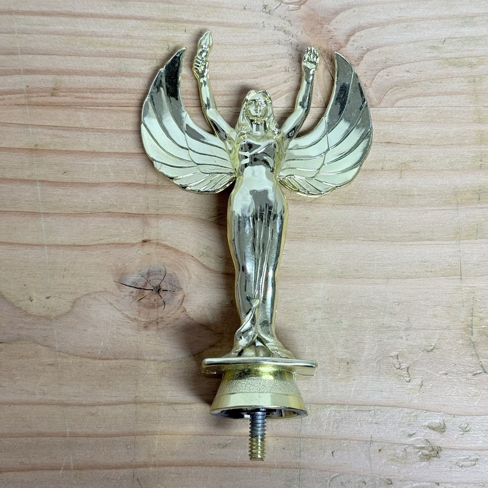Gold Winged Victory Angel Trophy Topper Plastic 5.5 Inch‎ Replacement